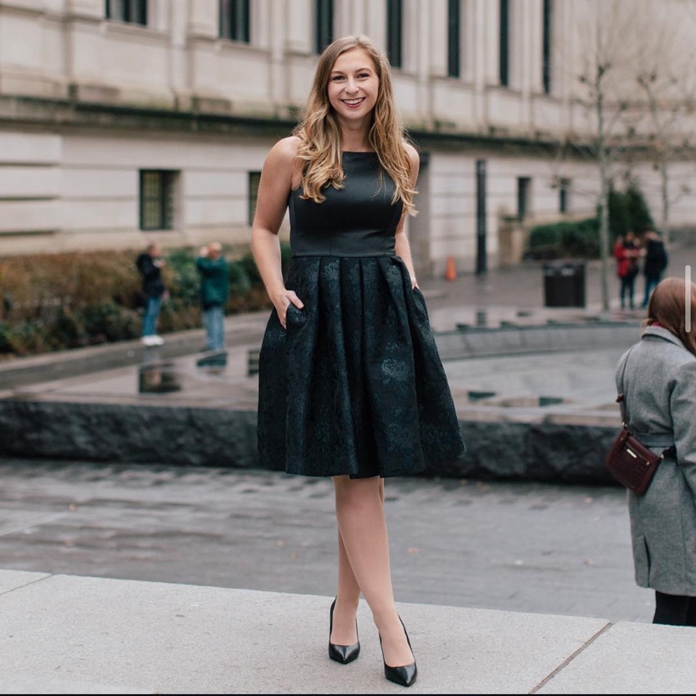 Gal Meets Glam black holiday dress